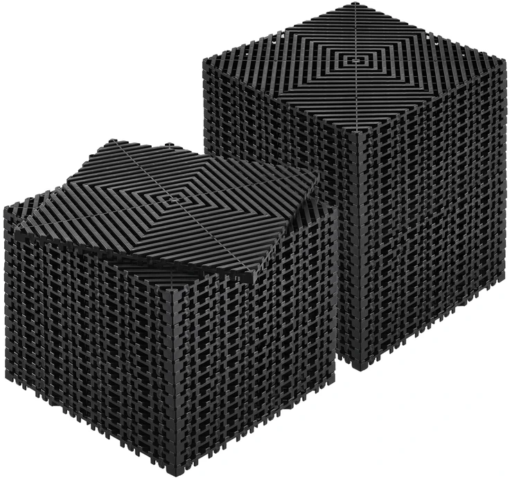 VEVOR drenažo grindų plytelės 30 x 30 cm