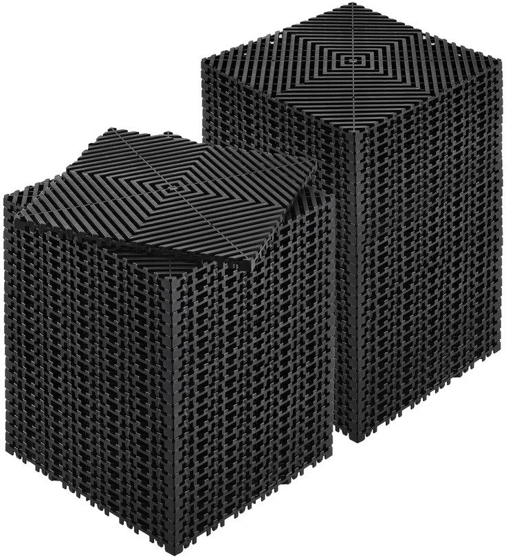 VEVOR Modulinės drenažinės plytelės 30 cm x 30 cm