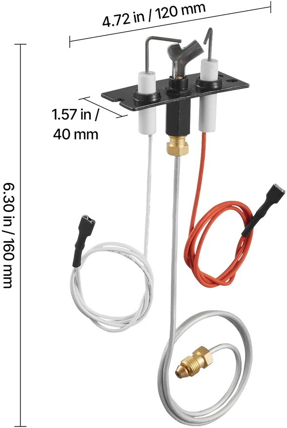 VEVOR Dujų uždegimo mazgas Heatilator, Heat & Glo