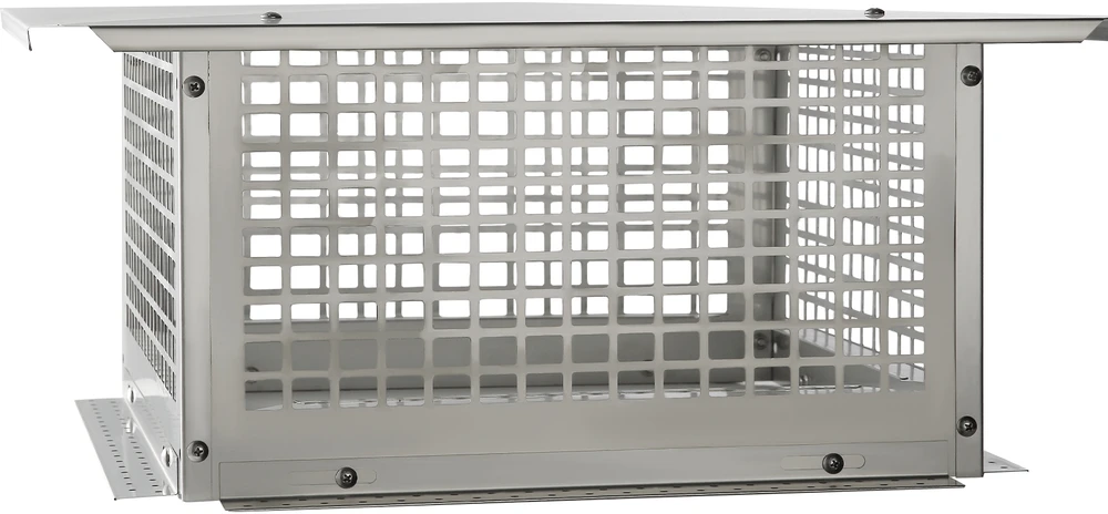 Kepurė VEVOR Nerūdijančio plieno kaminas, 431.8x431.8 mm