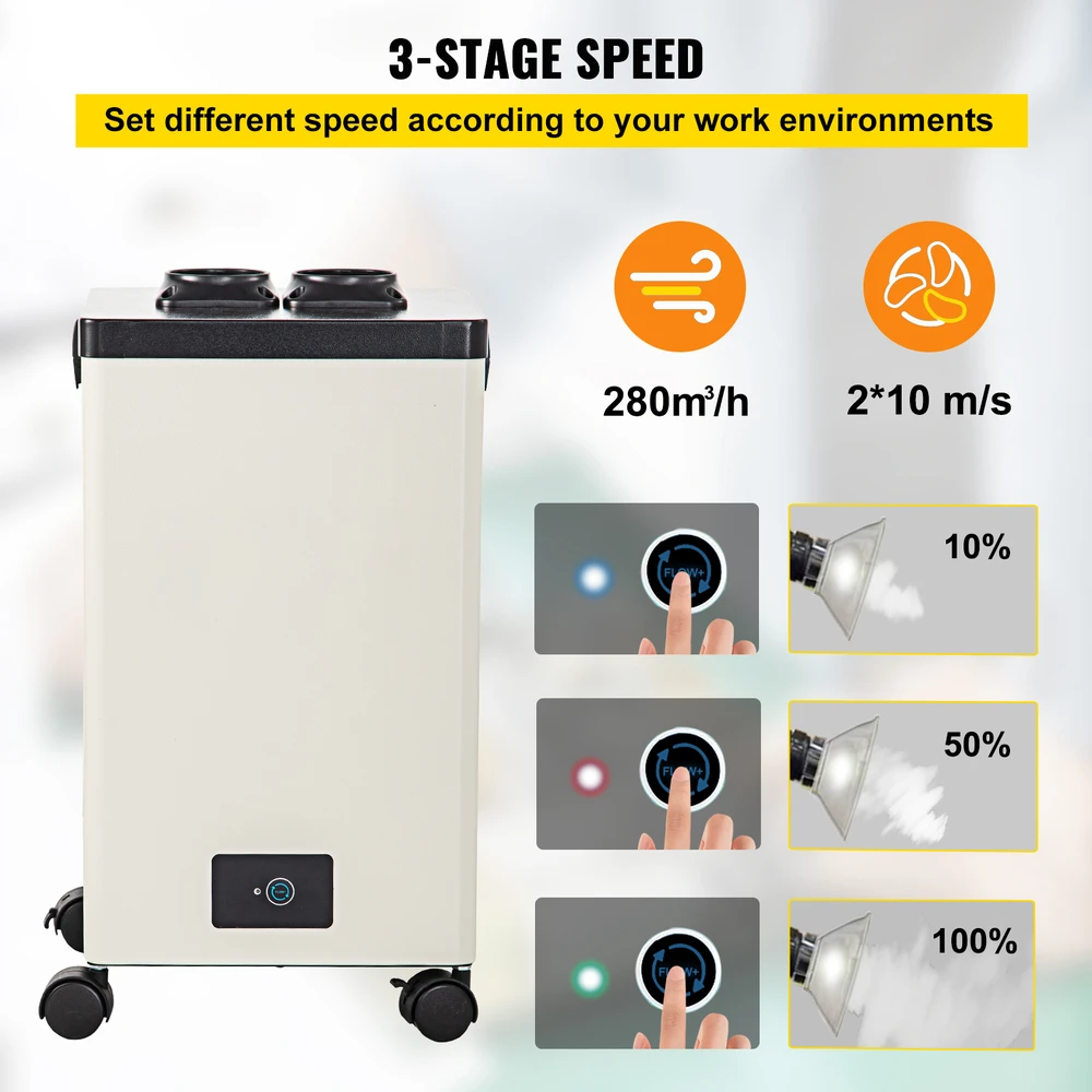 VEVOR Suodžių ištraukiklis su 3 pakopų filtru