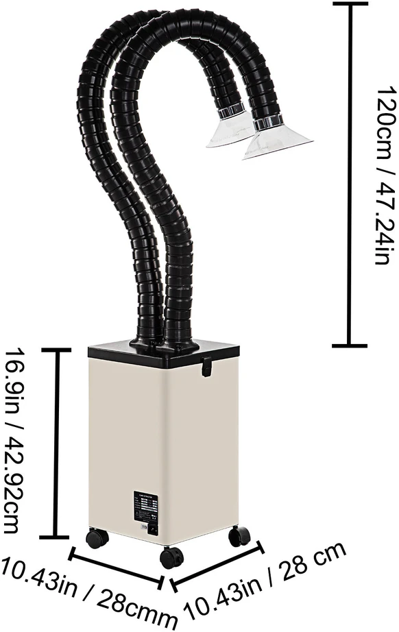 VEVOR Suodžių ištraukiklis su 3 pakopų filtru