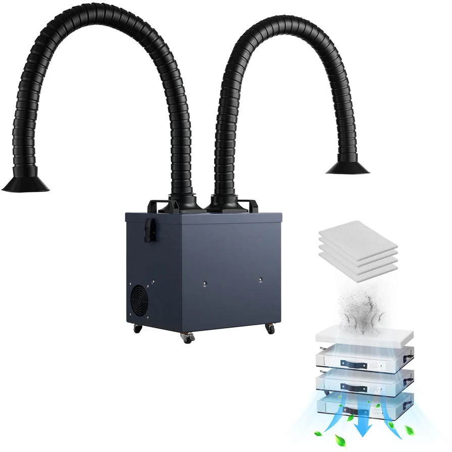 VEVOR Litavimo dūmų ištraukiklis 275W su 4 pakopų filtru