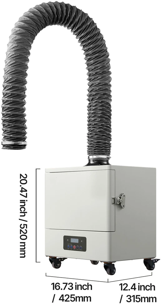 VEVOR Lituoklio dūmų ištraukėjas 459 m³/h 280W
