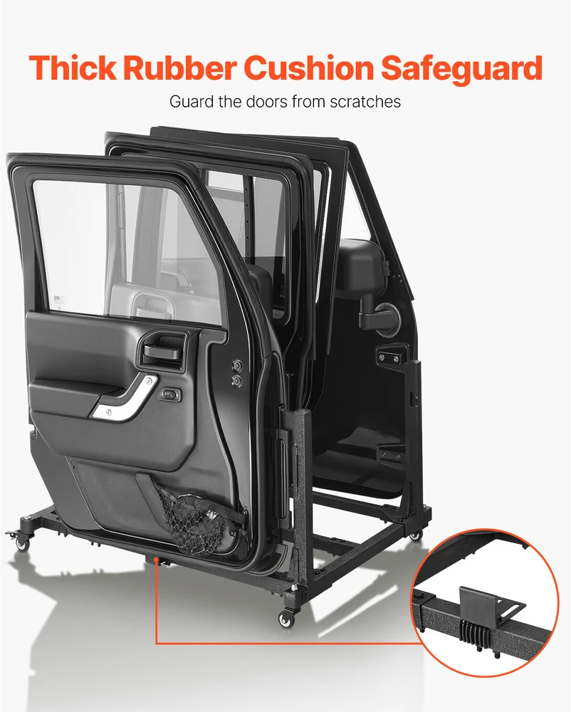 VEVOR Keturios durys Jeep saugojimo vežimėlis
