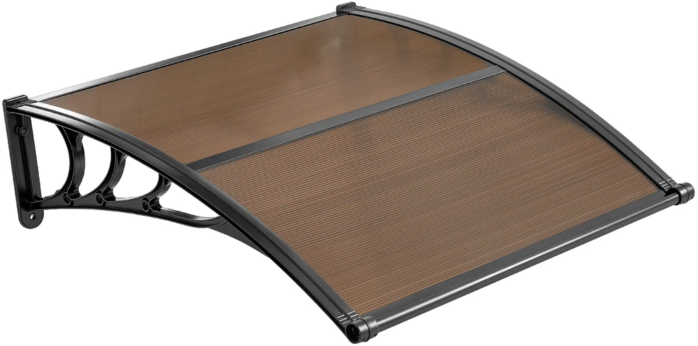 VEVOR Prieangio stogelis langus, 38 x 40 cm, rudas