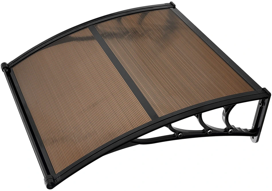 VEVOR Prieangio stogelis langus, 38 x 40 cm, rudas