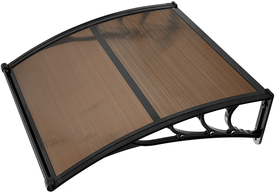 VEVOR Prieangio stogelis langus, 38 x 40 cm, rudas