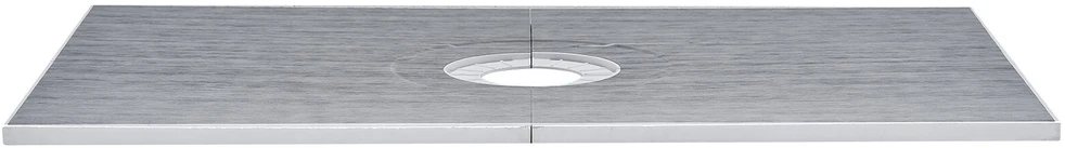 VEVOR Dušo karnizo rinkinys 1524x965 mm su nutekamuoju