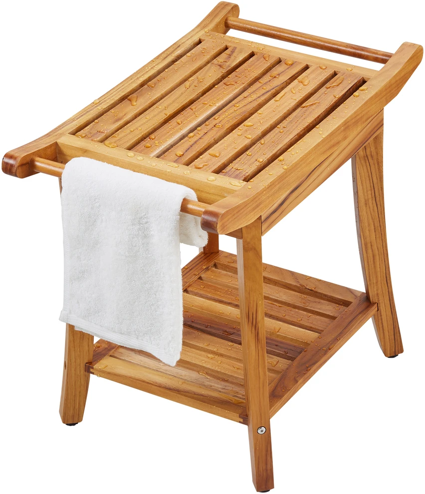 VEVOR Teak medinis vonios suoliukas