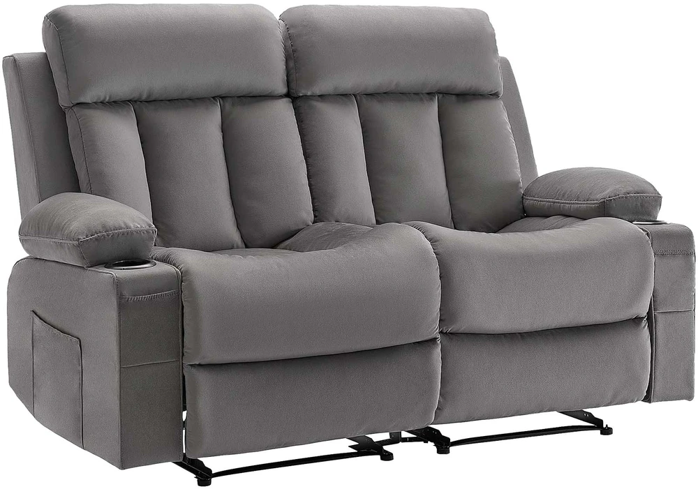 VEVOR Elektrinė dvivietė sofa su masažu ir USB