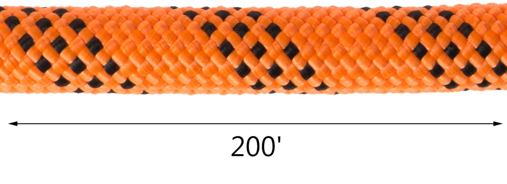 VEVOR 14 mm poliesterinė dvigubo pynimo virvė, 61 m