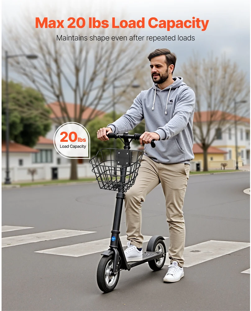 VEVOR Priekinis dviračio krepšys elektriniam paspirtukui