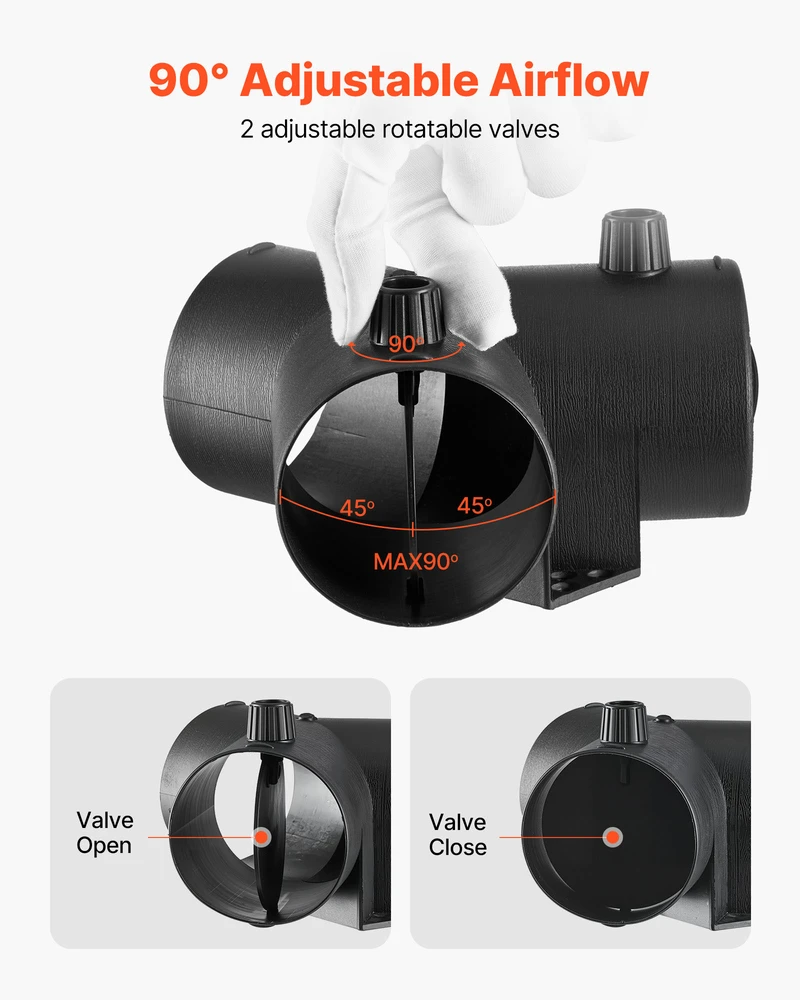 VEVOR 75mm dyzelinio šildytuvo jungtis