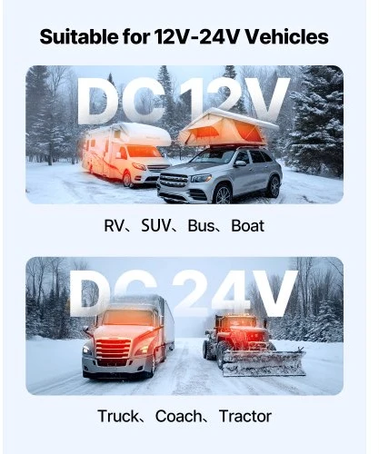 Vevor Dyzelinis oro šildytuvas 8 kW su 10L baku