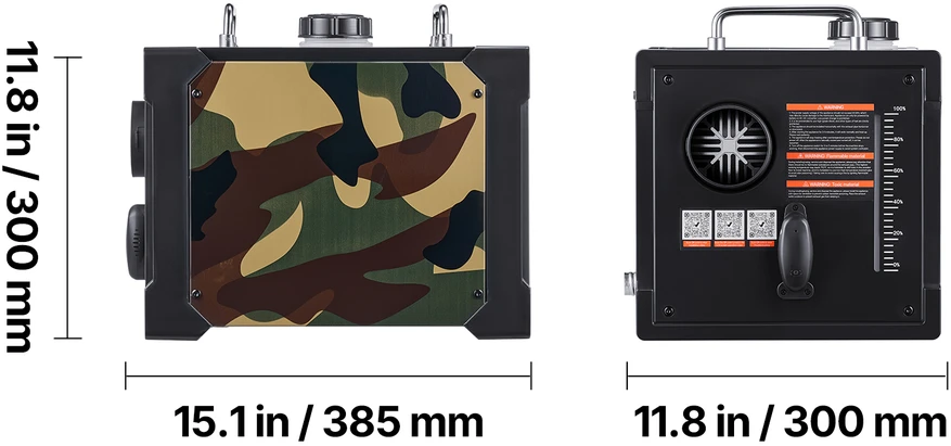 VEVOR Nešiojamas dyzelinis šildytuvas 8 kW su Bluetooth