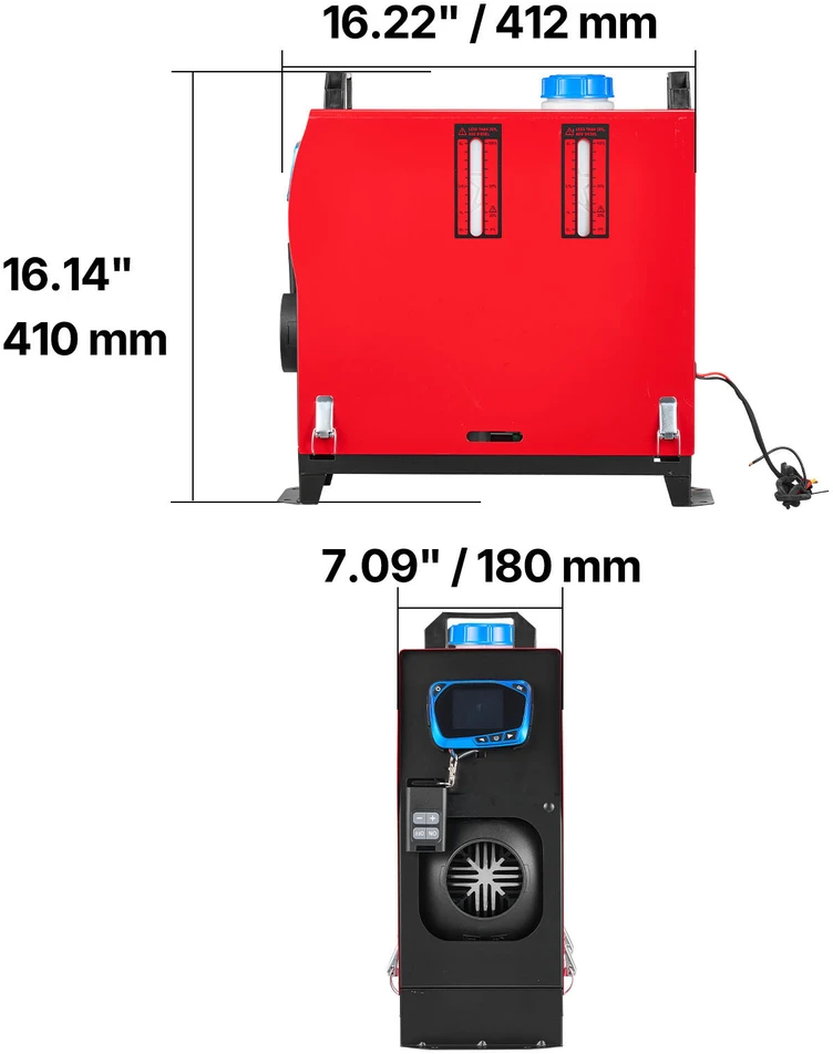 VEVOR Dyzelinis oro šildytuvas 8 kW 12-24 V