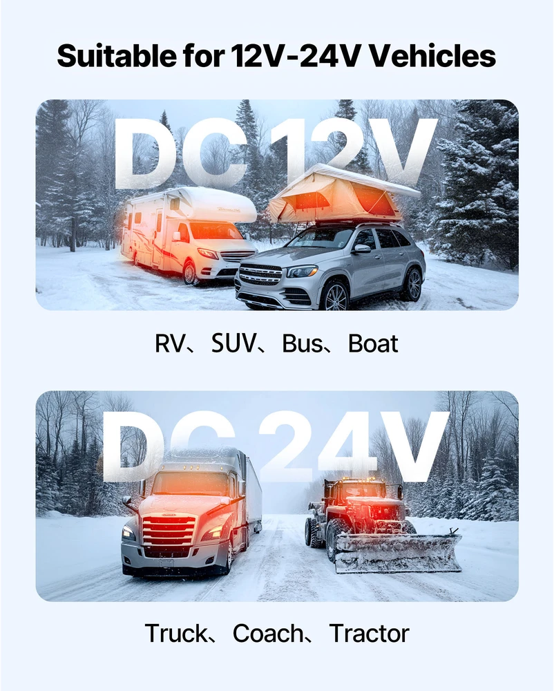 VEVOR Dyzelinis oro šildymas 8 kW su ekranu