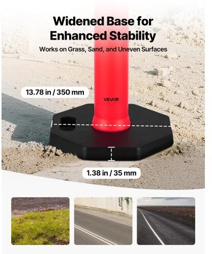 VEVOR 2 vnt 1140 mm eismo žymeklių kuolai