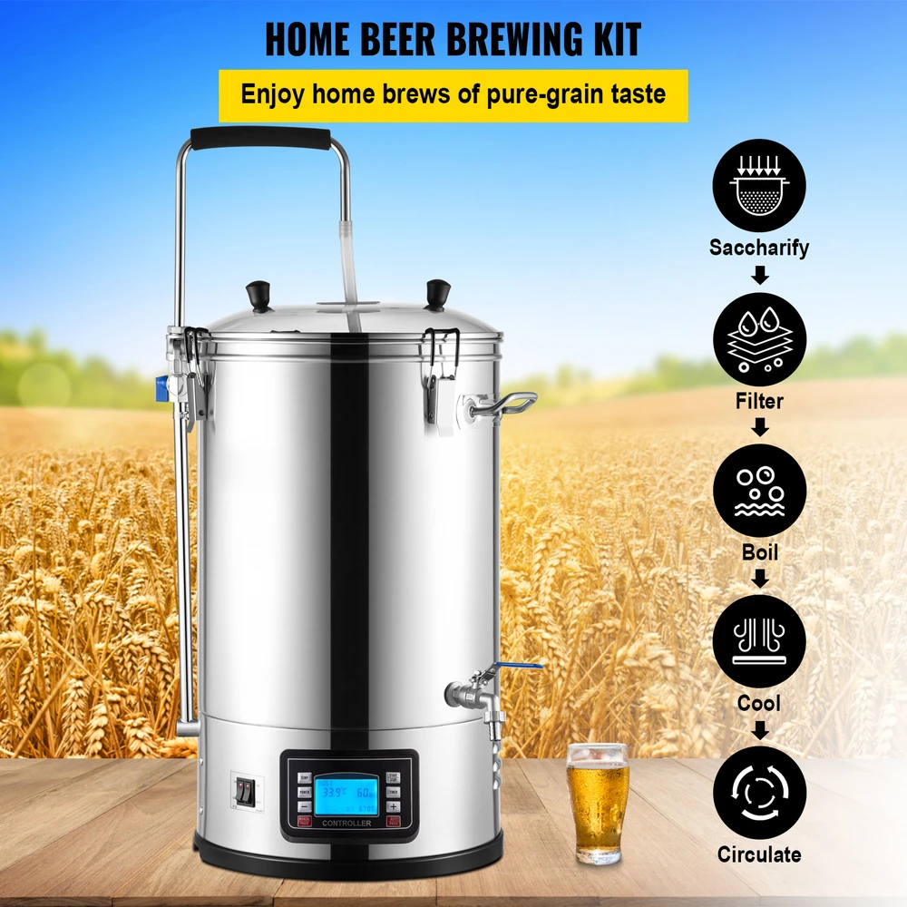 VEVOR Elektrinė alaus virimo sistema 8 gal/30 l