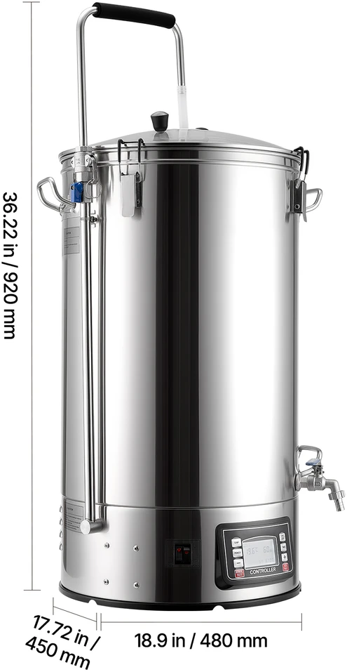 VEVOR Elektrinė alaus gamybos sistema, 60 l talpa, 3000W