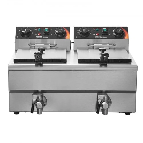 VEVOR Elektrinė dviguba gruzdintuvė, 6000W