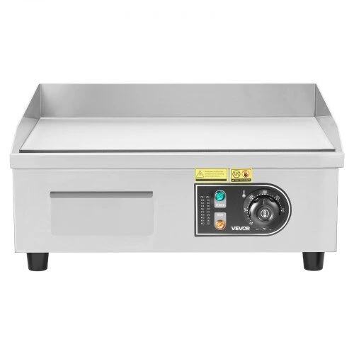 VEVOR Elektrinė kepimo plokštė, 2800 W, lygi paviršiaus keptuvė, komercinė