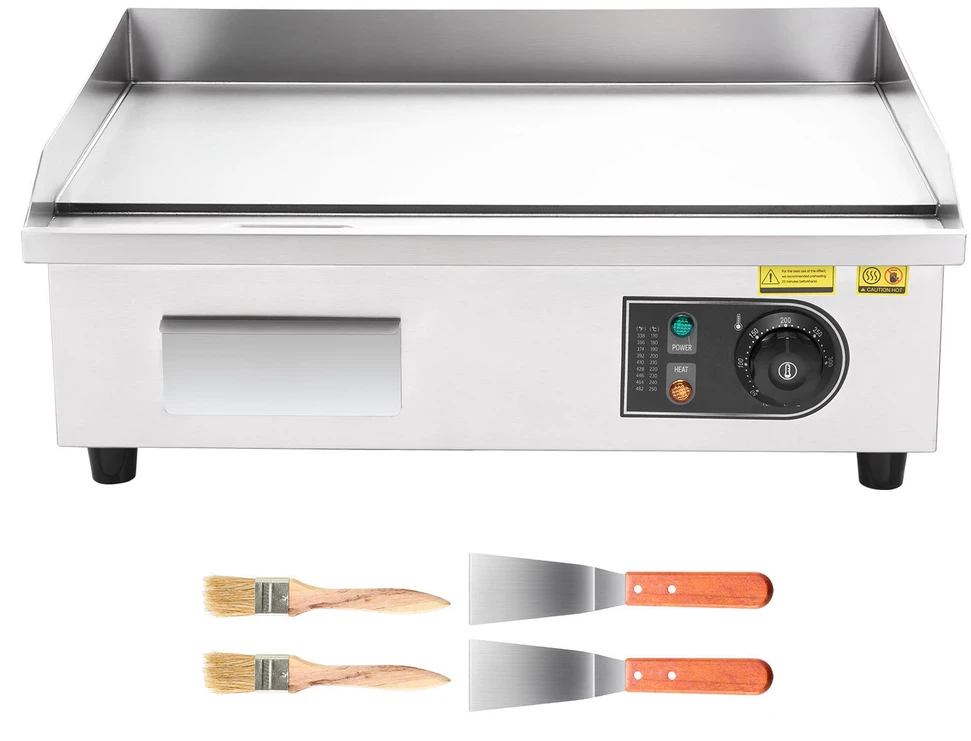 Vaflinė VEVOR Elektrinė komercinė kepsninė, 535 x 300 mm