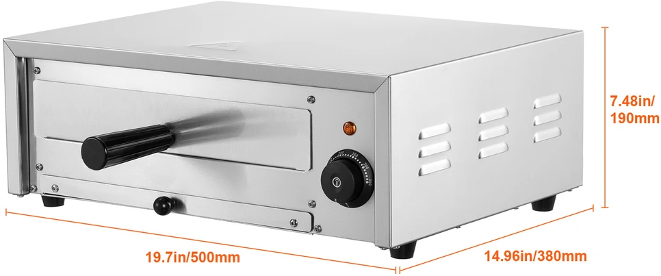 VEVOR Elektrinė picos krosnelė 12 colių 1500W