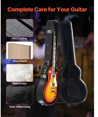 VEVOR Elektrinės gitaros dėklas su užraktu