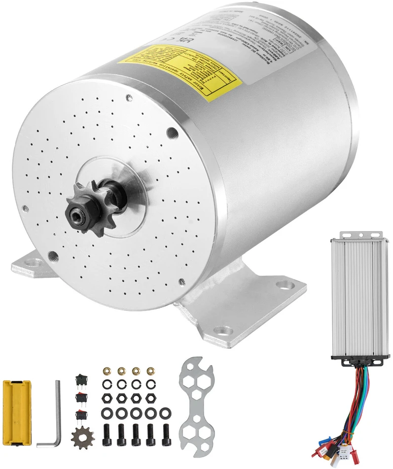 VEVOR Elektrinis bešepetėlinis 48V 2000W variklis su valdikliu