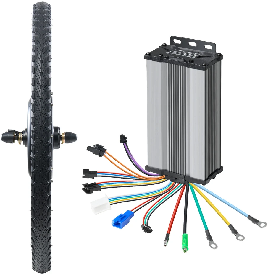 VEVOR 1000 W elektrinio dviračio konversijos rinkinys 48V 26" priekinis ratas