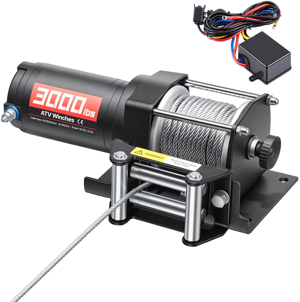 VEVOR 1360 kg elektrinis gervė 12V DC ATV/UTV