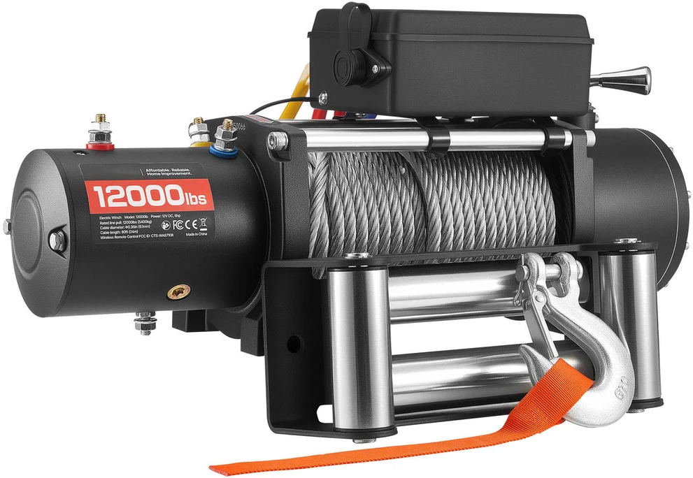 VEVOR Elektrinė gervė, 5400 kg apkrova, 12V DC