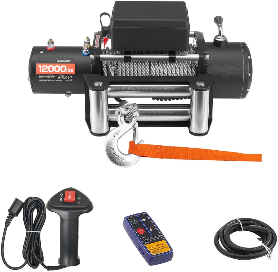 VEVOR Elektrinė gervė, 5400 kg apkrova, 12V DC