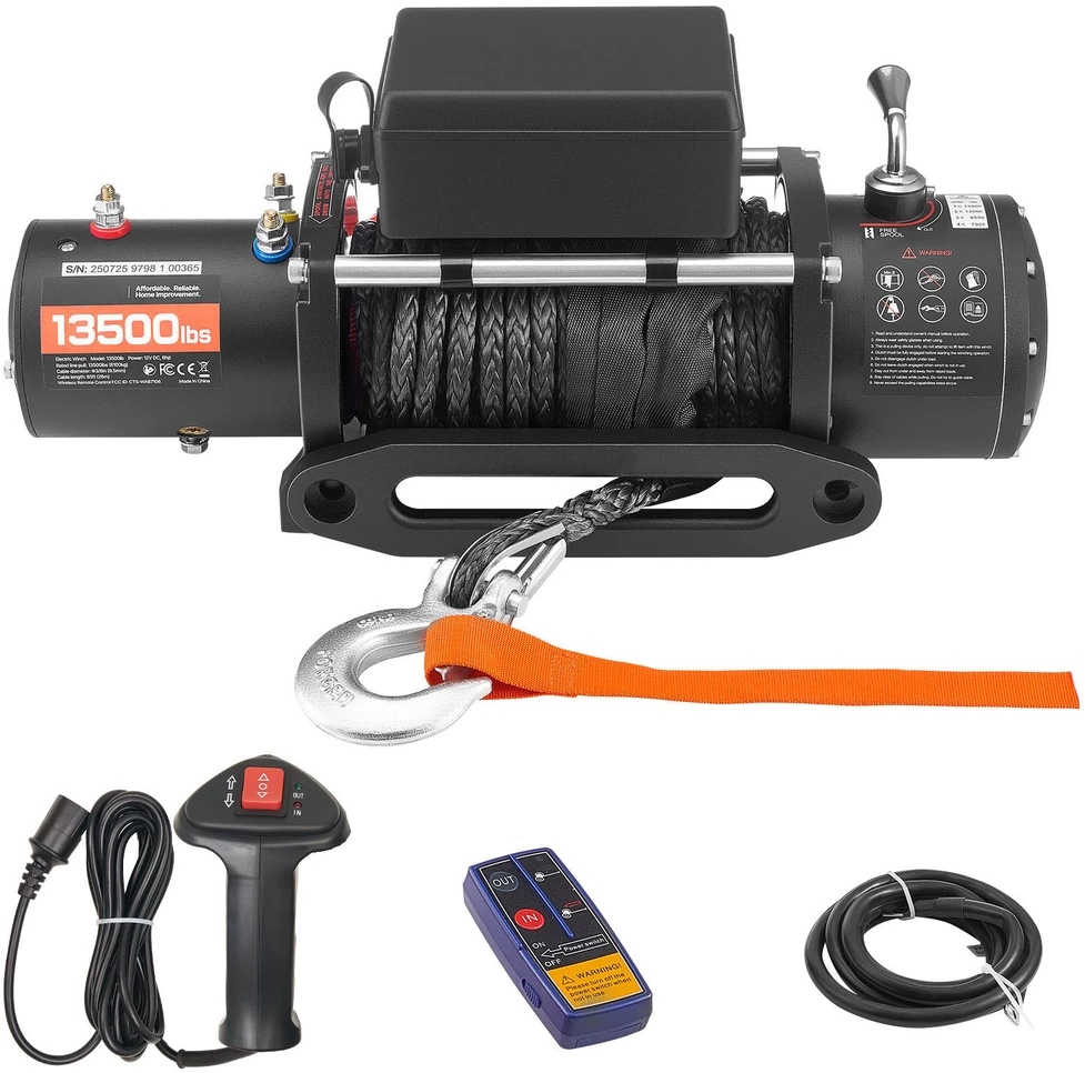 VEVOR Elektrinė gervė 6100 kg, 12V DC
