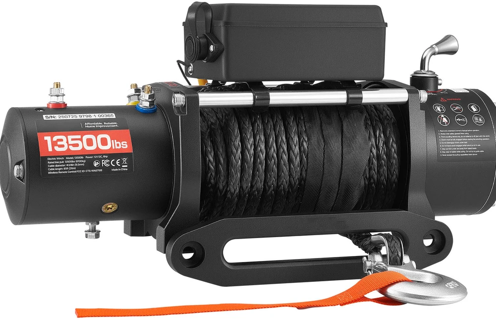 VEVOR Elektrinė gervė 6100 kg, 12V DC
