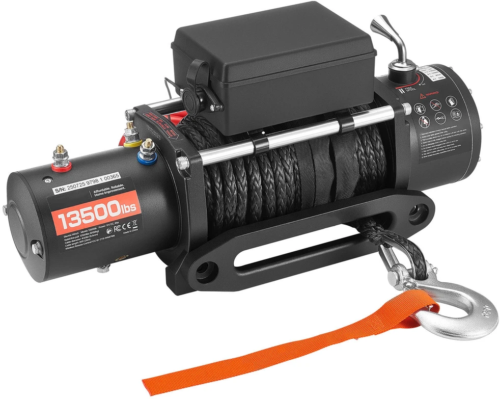 VEVOR Elektrinė gervė 6100 kg, 12V DC