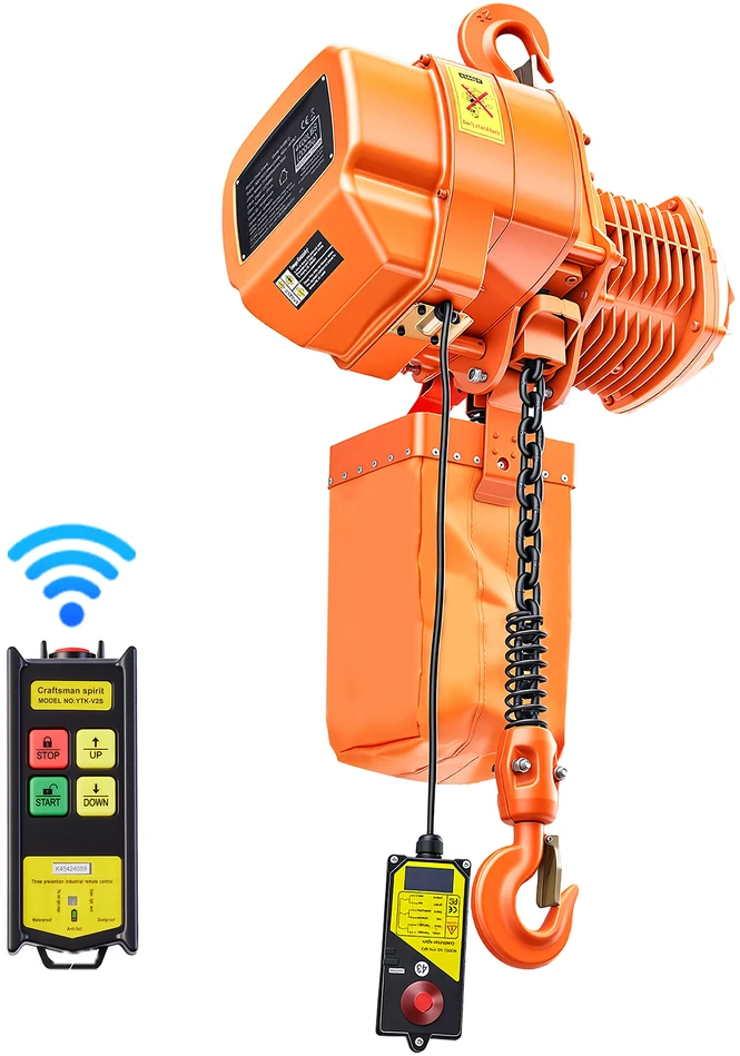 VEVOR 2000 kg elektrinis grandininis keltuvas 6 m