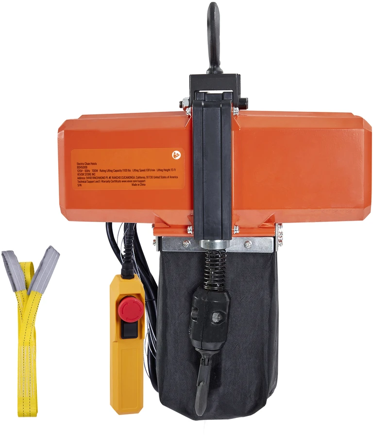 VEVOR Elektrinis grandininis keltuvas 499 kg, 4.5 m