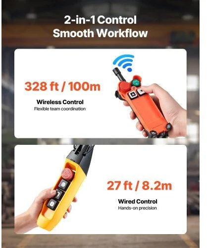VEVOR Elektrinis grandininis keltuvas 5000 kg