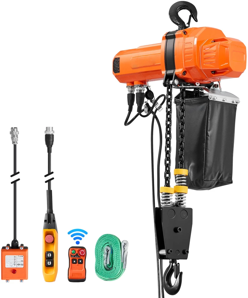 VEVOR 1000 kg elektrinis grandininis keltuvas, 3 m