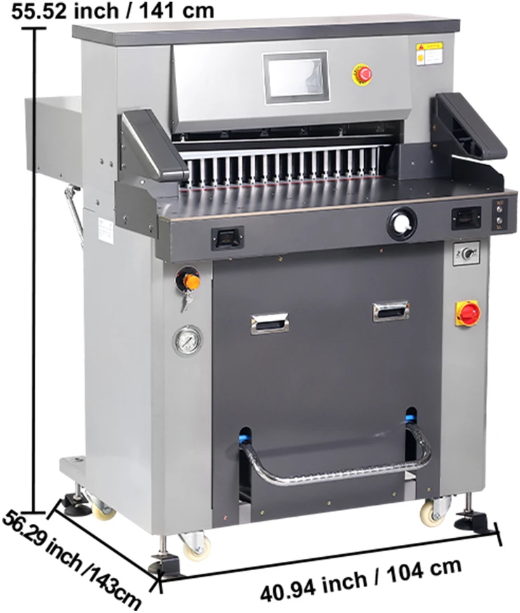 VEVOR Elektrinė hidraulinė popieriaus pjaustyklė 66 cm
