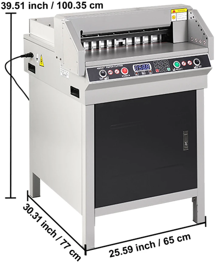 VEVOR 450 mm elektrinė popieriaus pjovimo mašina