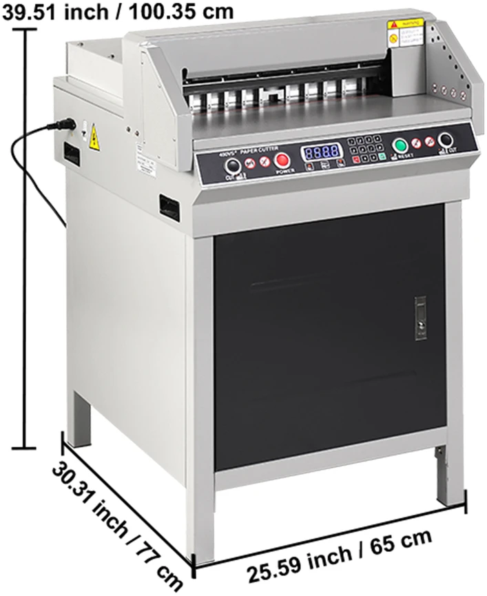 VEVOR 450 mm elektrinė popieriaus pjovimo mašina