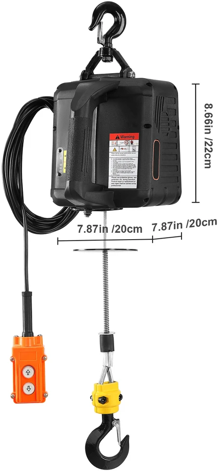 VEVOR 3-in-1 elektrinis kilnojamasis gervė
