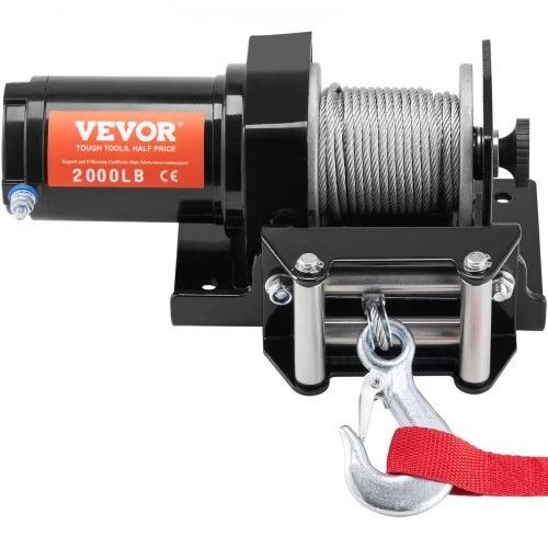 VEVOR Elektrinė gervė ATV UTV 907 kg su plieniniu kabeliu