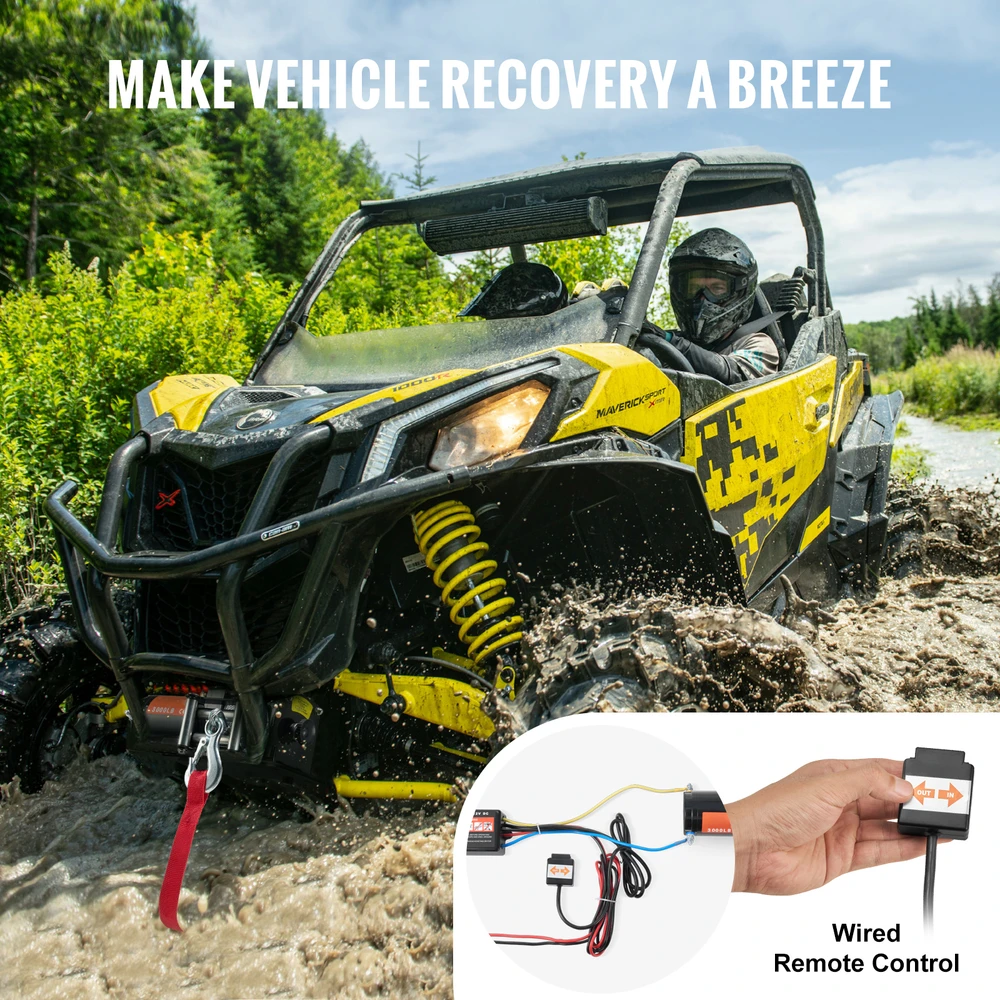 VEVOR Elektrinė gervė ATV UTV 1361 kg plieninė