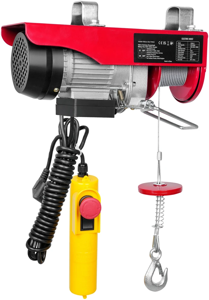VEVOR Elektrinis keltuvas, 250 kg, 510W variklis