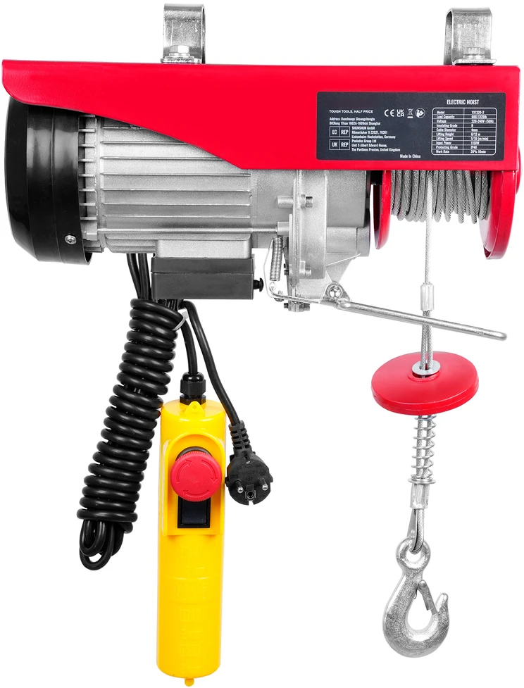 VEVOR Elektrinis keltuvas 600 kg, 220V 1150W